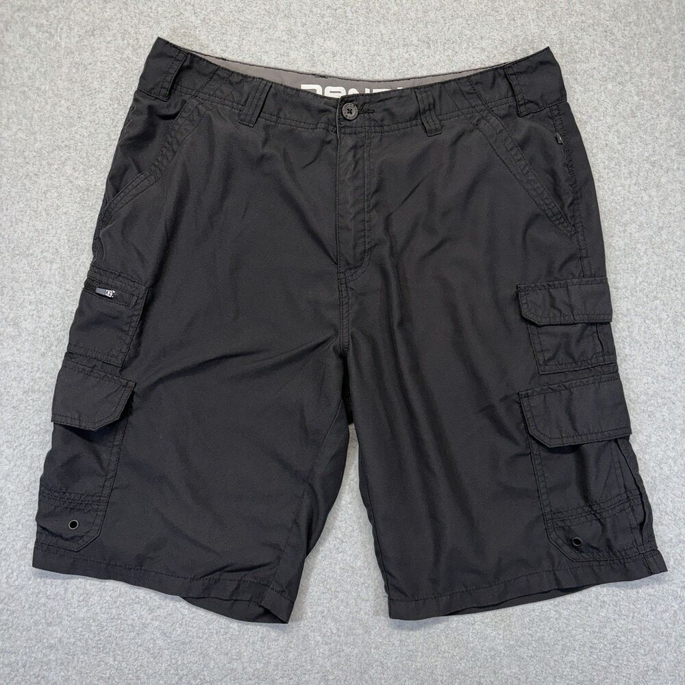 Denali Cargo Shorts Men’s 34 Black Lightweight Outdoor Utility